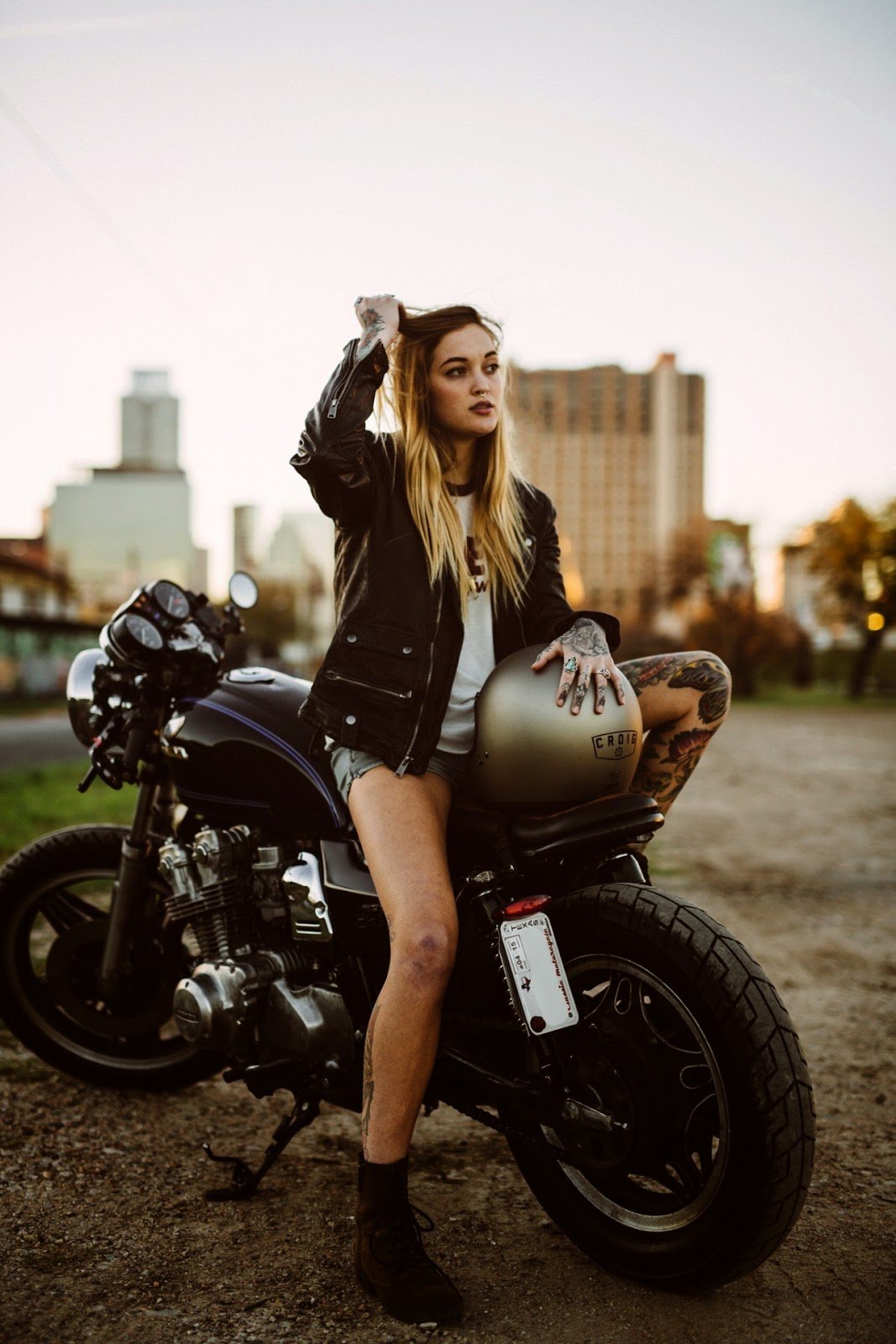 Beautiful girls and bikes in Omaha
