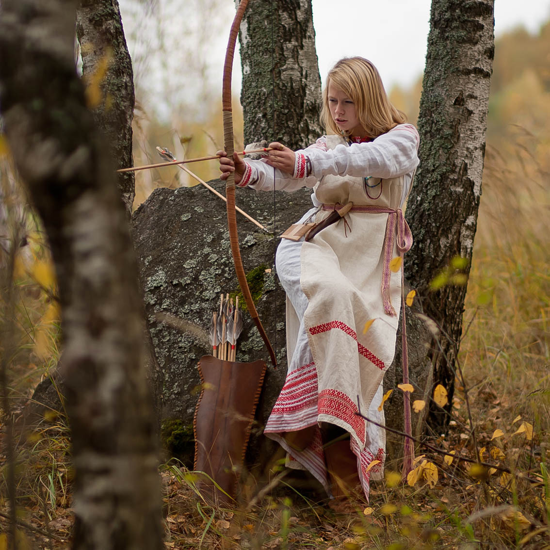 Sexy photo Girls in Slavic costumes in Omaha