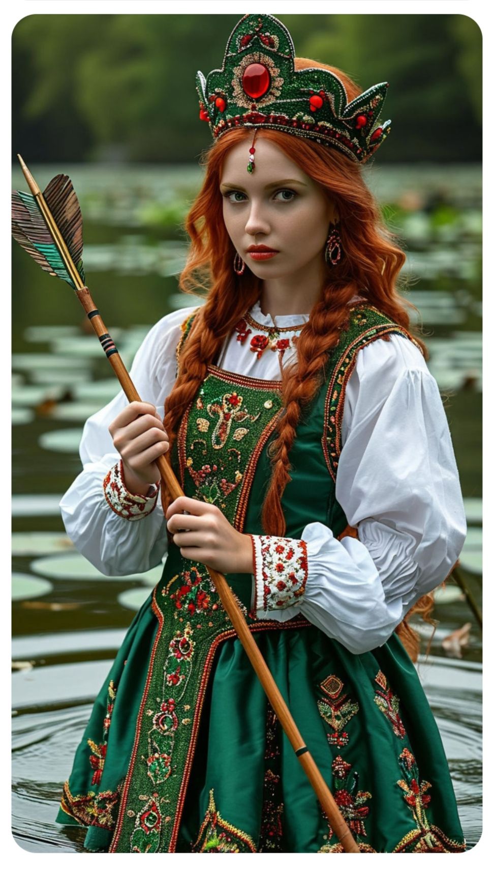 Nude girl Girls in Slavic costumes in Omaha